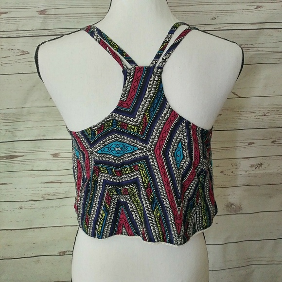 🔴 Mossimo Supply Co. Womens Racerback Crop Top S - Picture 5 of 8